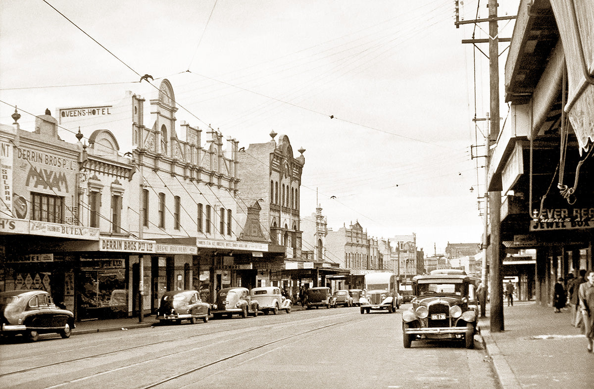 Queens Hotel On Enmore Road, Enmore NSW Australia 1940s