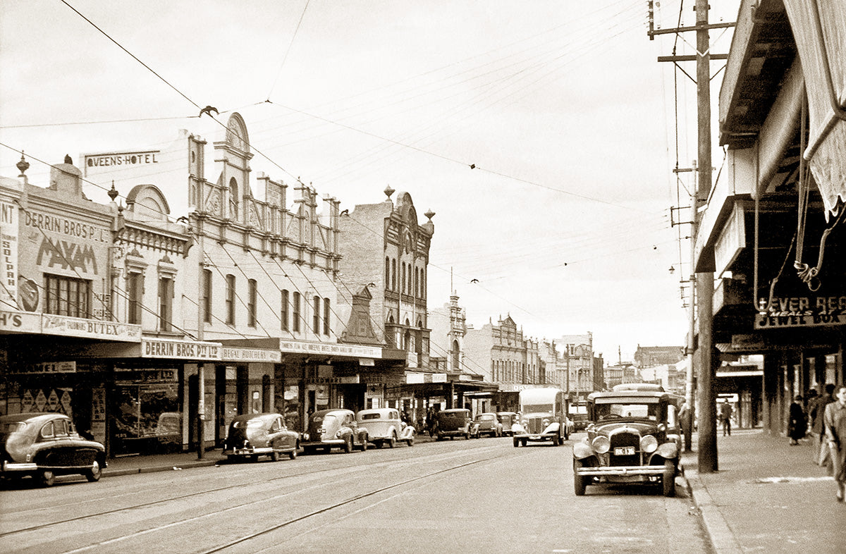 Queens Hotel On Enmore Road, Enmore NSW Australia 1940s