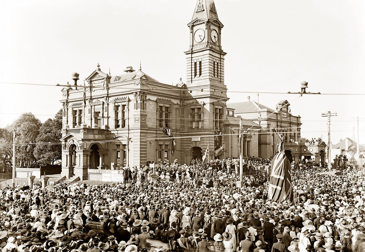 Unveiling Of Leichhardt War Memorial, Leichhardt NSW Australia 1922