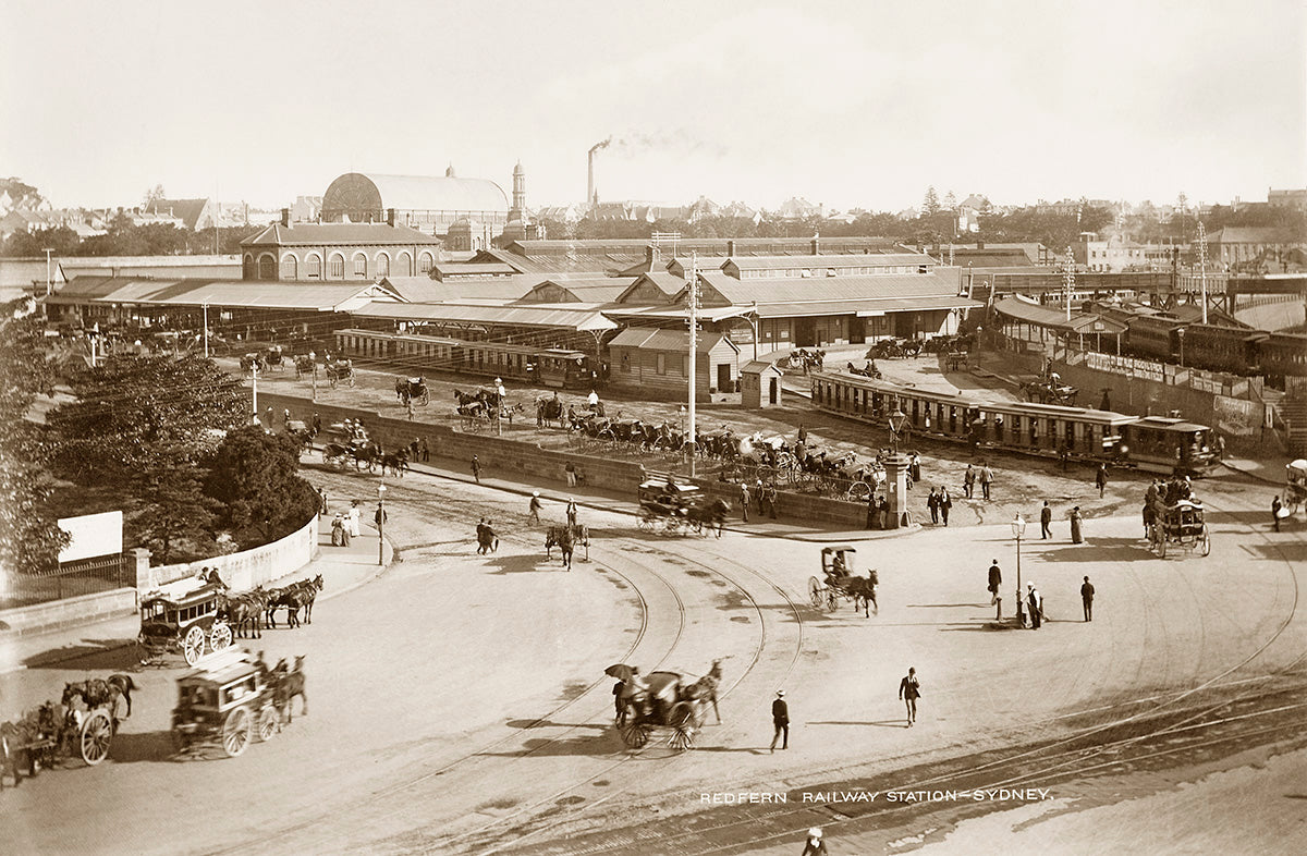Redfern Railway Station, Sydney NSW Australia 1894