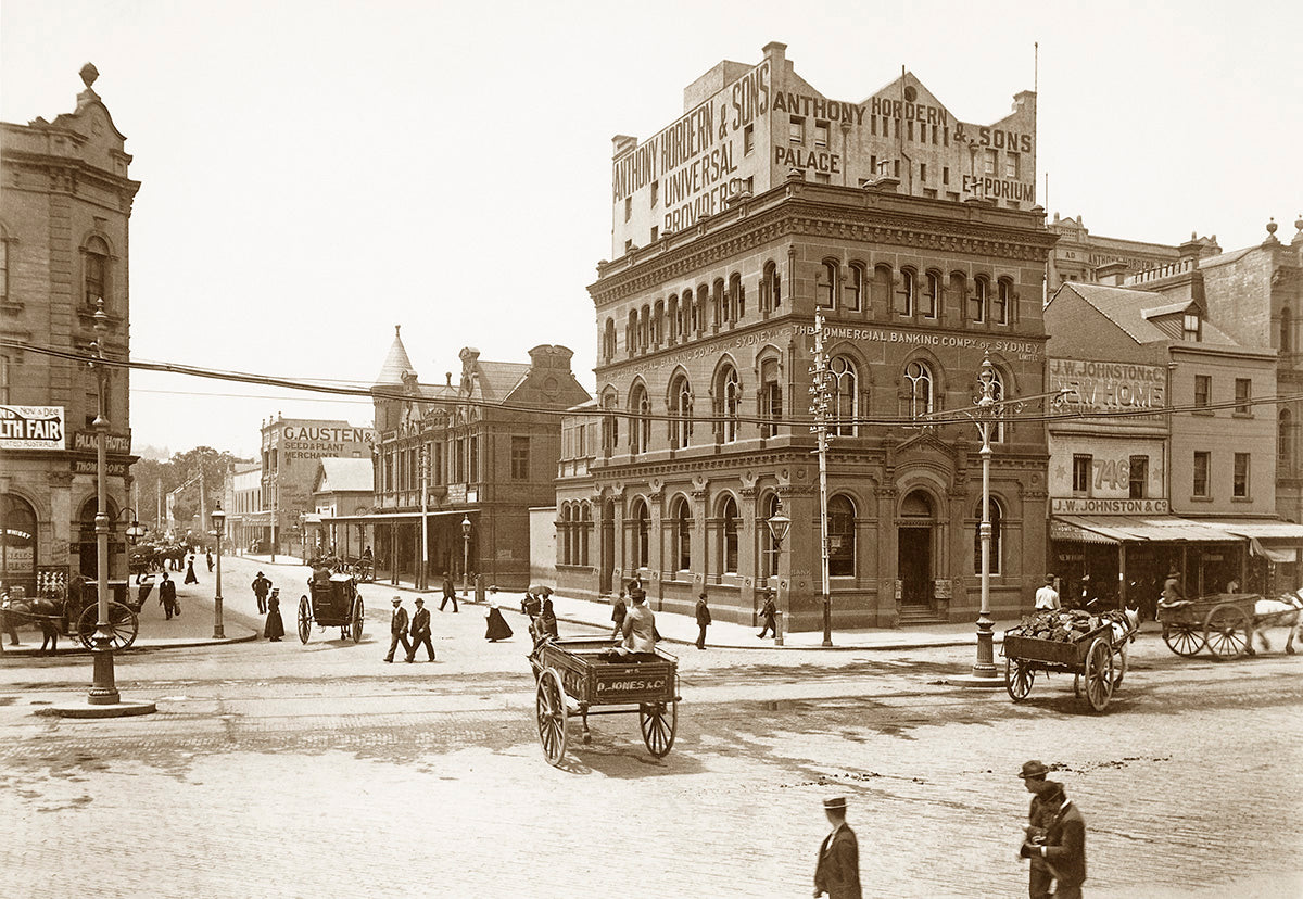 Corner Of George Street And Hay Street, Haymarket NSW Australia c.1910