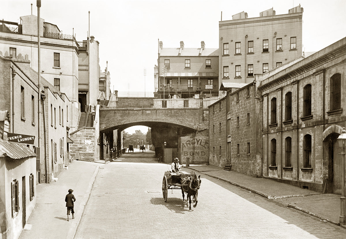 Argyle Street, The Rocks NSW Australia c.1900