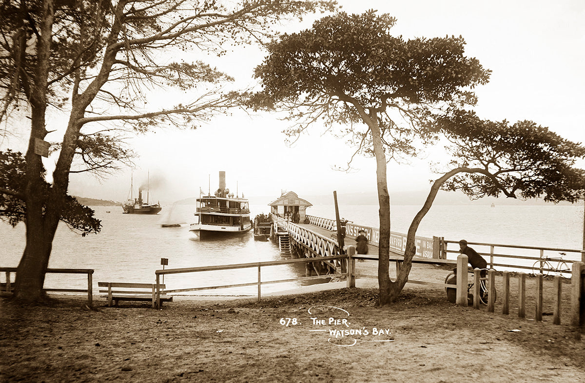 The Pier, Watsons Bay NSW Australia 1900s