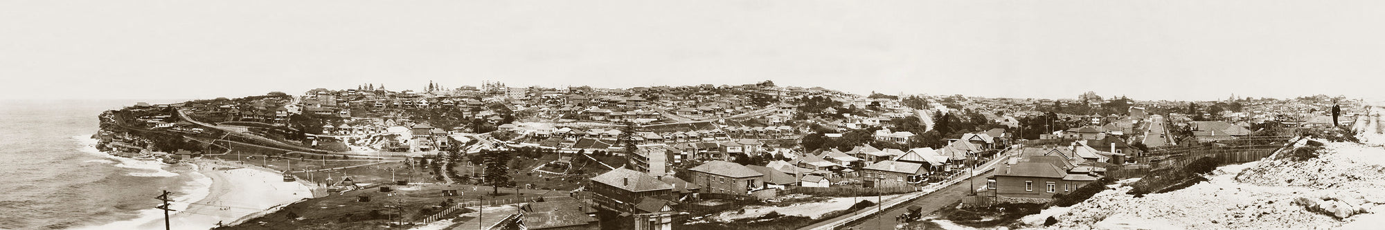 View Of Bronte And The Beach, Bronte NSW Australia 1927