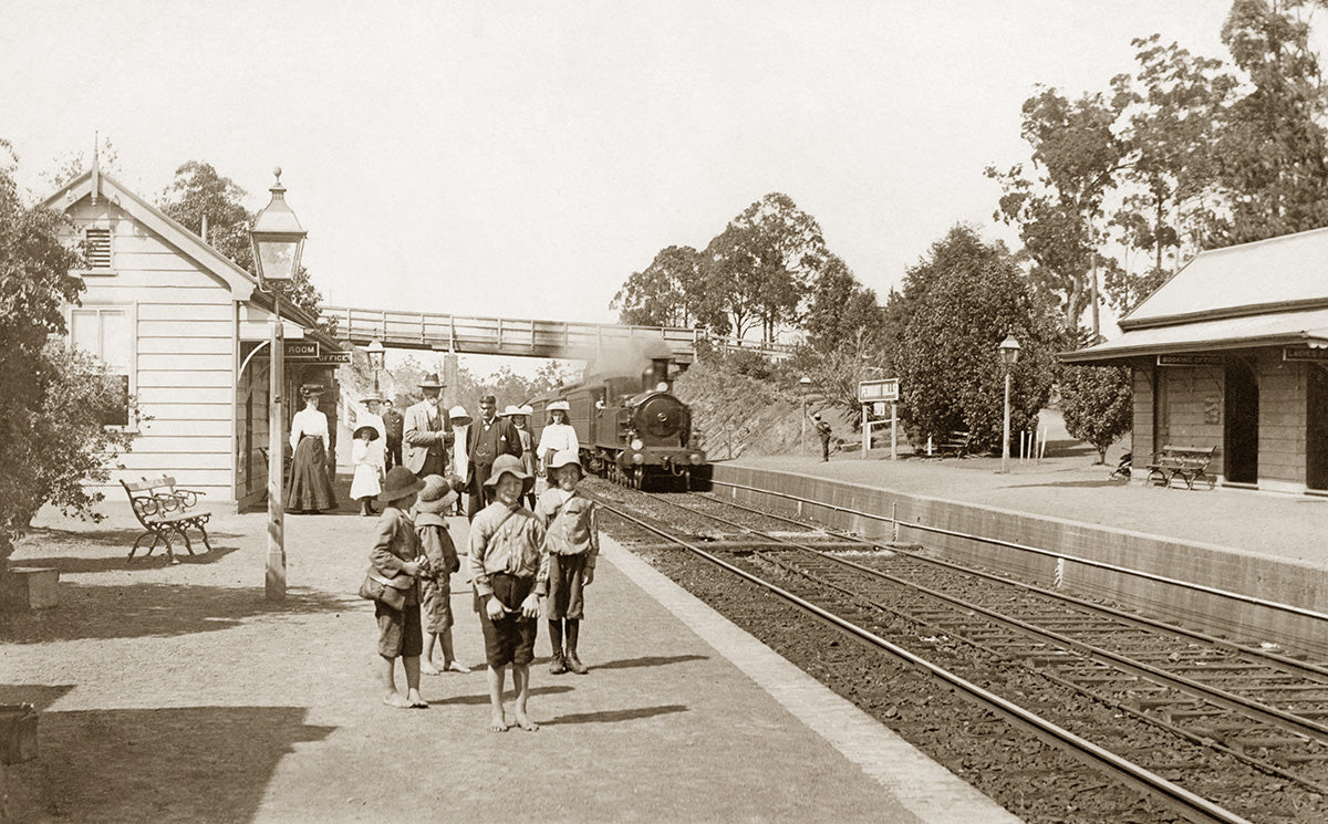 Railway Station, Pennant Hills NSW Australia c.1910