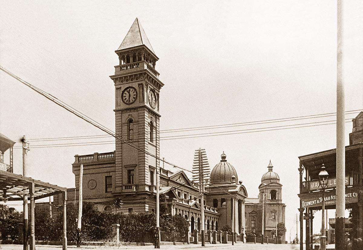 Post Office - Police Station - Town Hall, Balmain NSW Australia c.1906