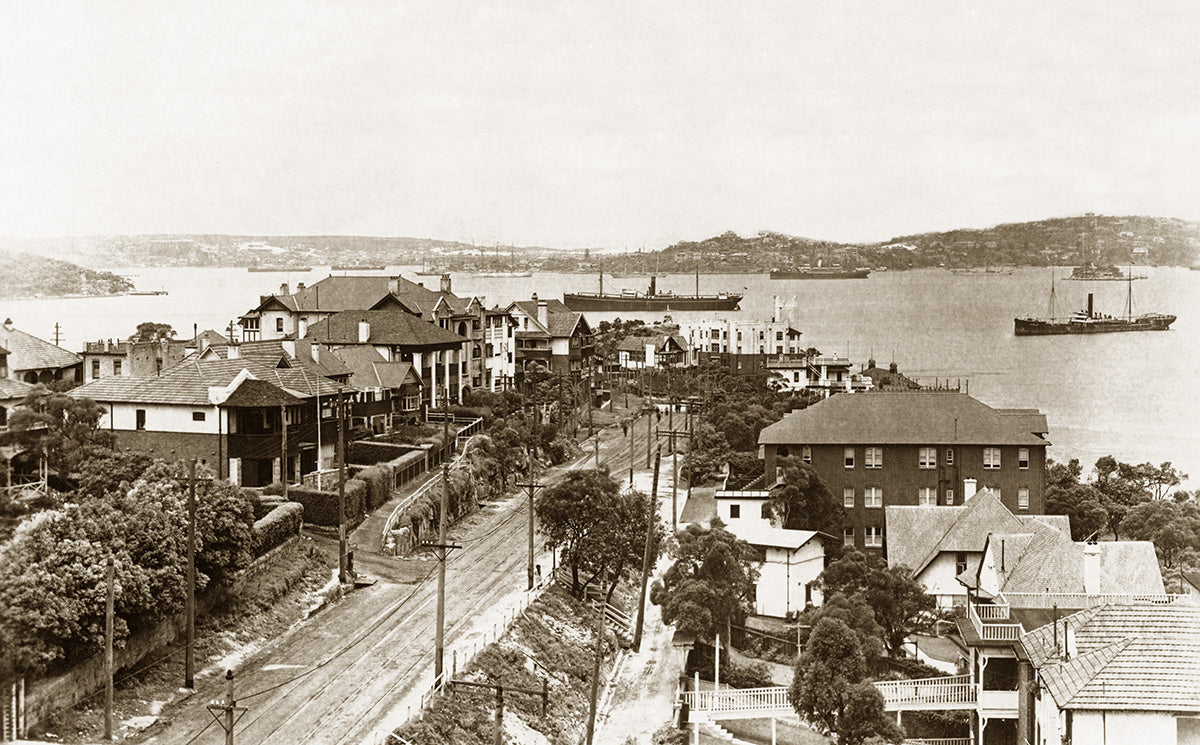 Cremorne And Sydney Harbour, Cremorne NSW Australia 1920