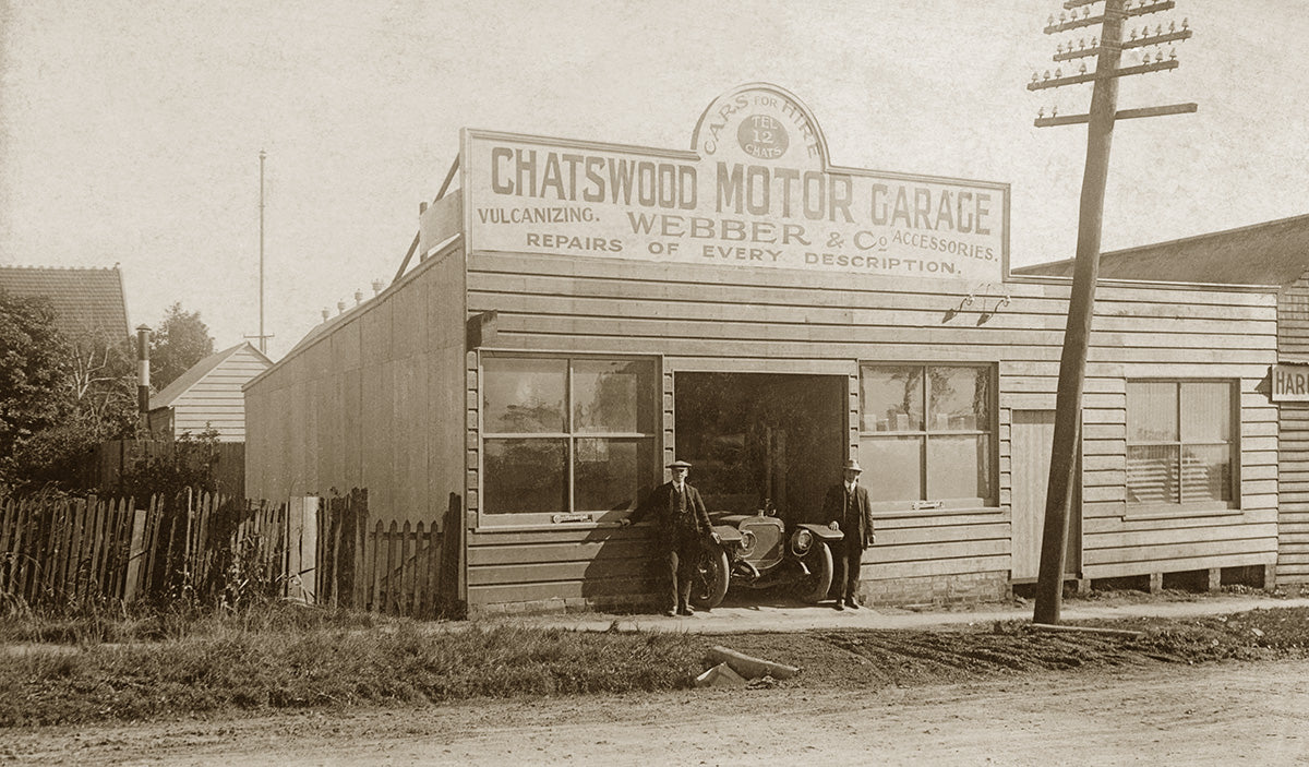 Chatswood Motor Garage, Chatswood NSW Australia c.1911