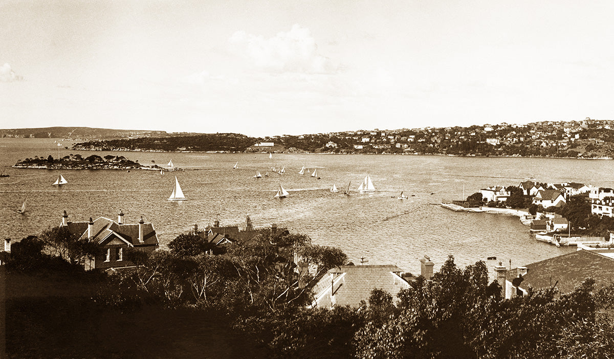 Looking From Point Piper To Vaucluse, Rose Bay NSW Australia 1930s