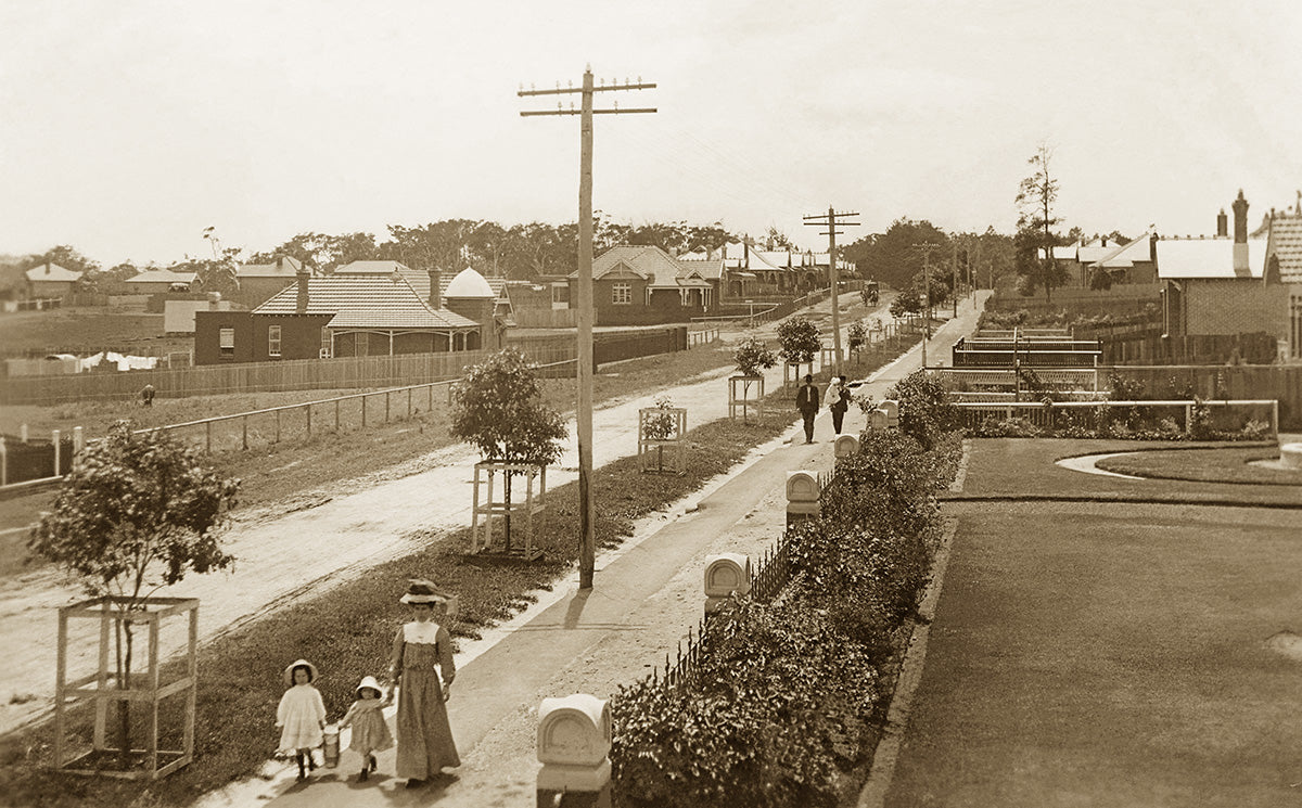 Dalhousie Street, Haberfield NSW Australia 1910s