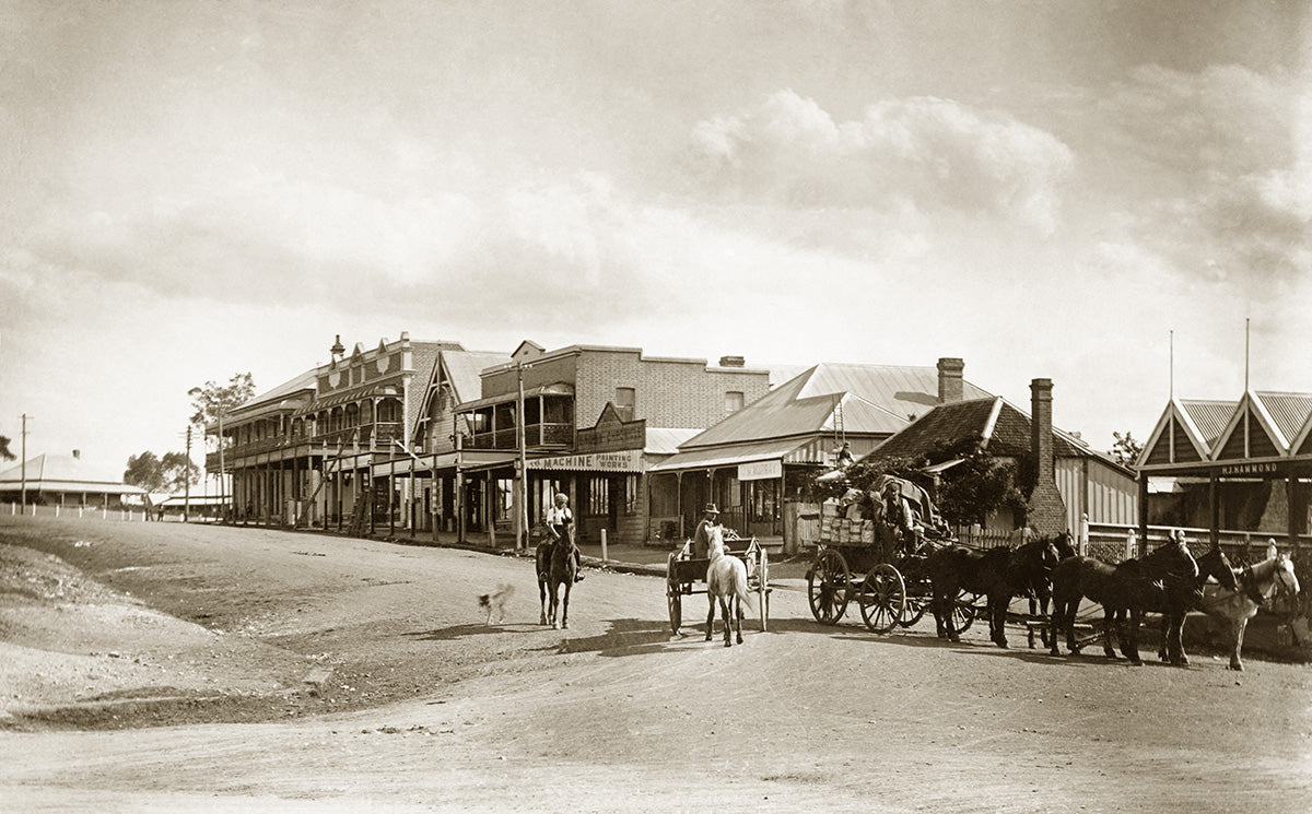 Bent Street, Wingham, NSW Australia c1910