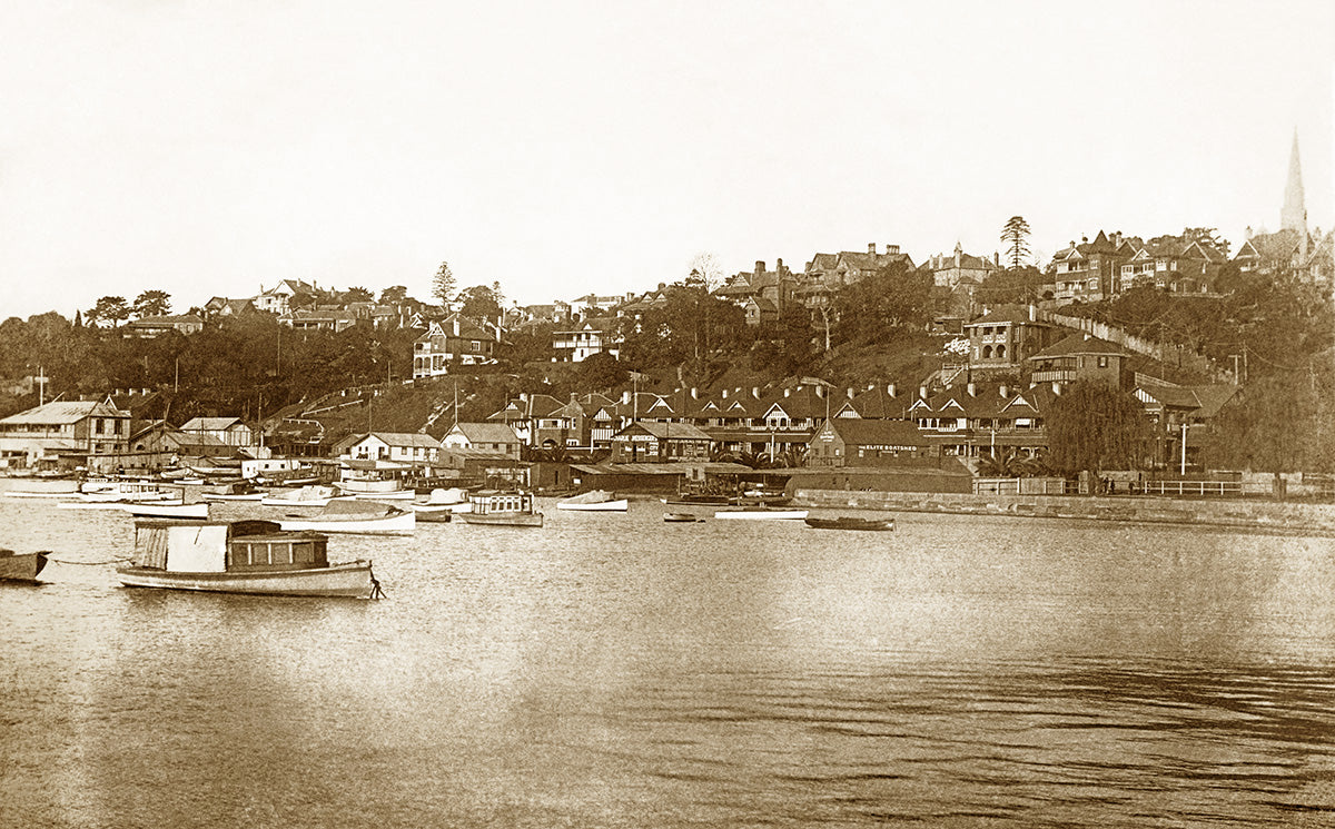 Sydney Harbour, Rushcutter Bay NSW Australia c.1920