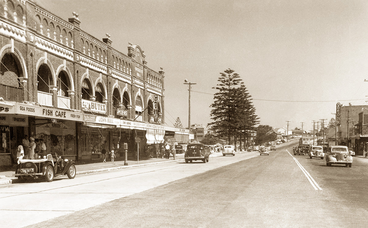 Pittwater Road, Collaroy NSW Australia 1950s