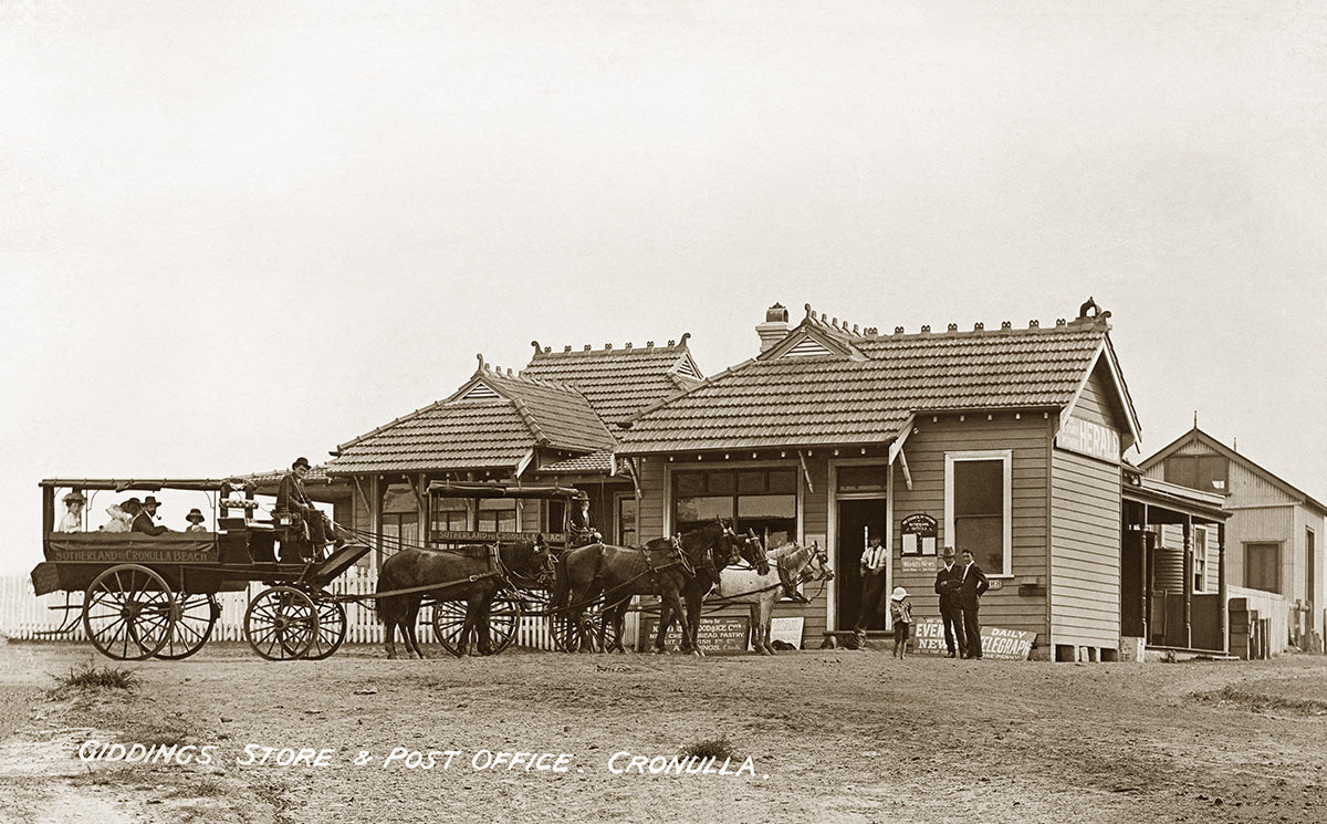 Giddings Store And Post Office, Cronulla NSW Australia 1895