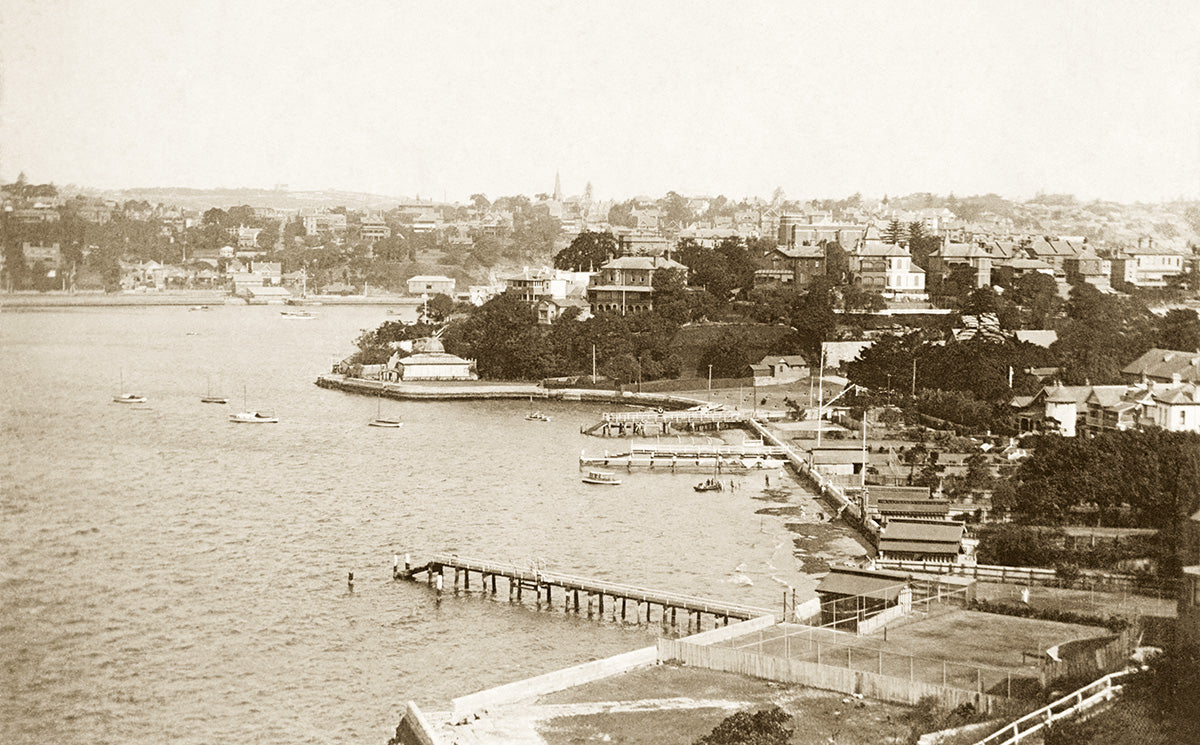 Sydney Harbour, Elizabeth Bay NSW Australia 1910s,