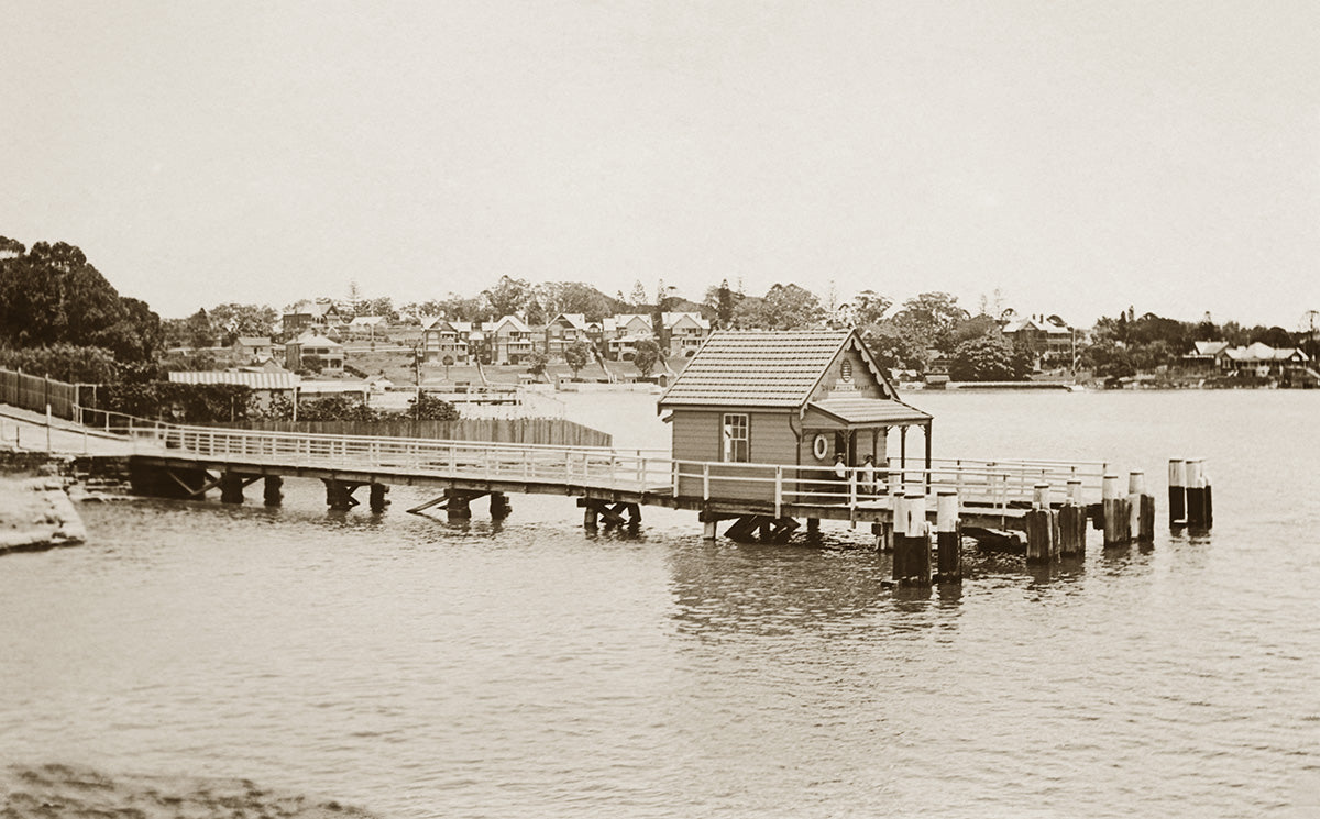 Ferry Wharf, Drummoyne NSW Australia c.1907