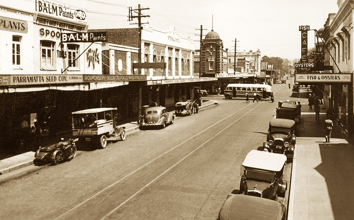 George Street, Parramatta NSW Australia c.1937