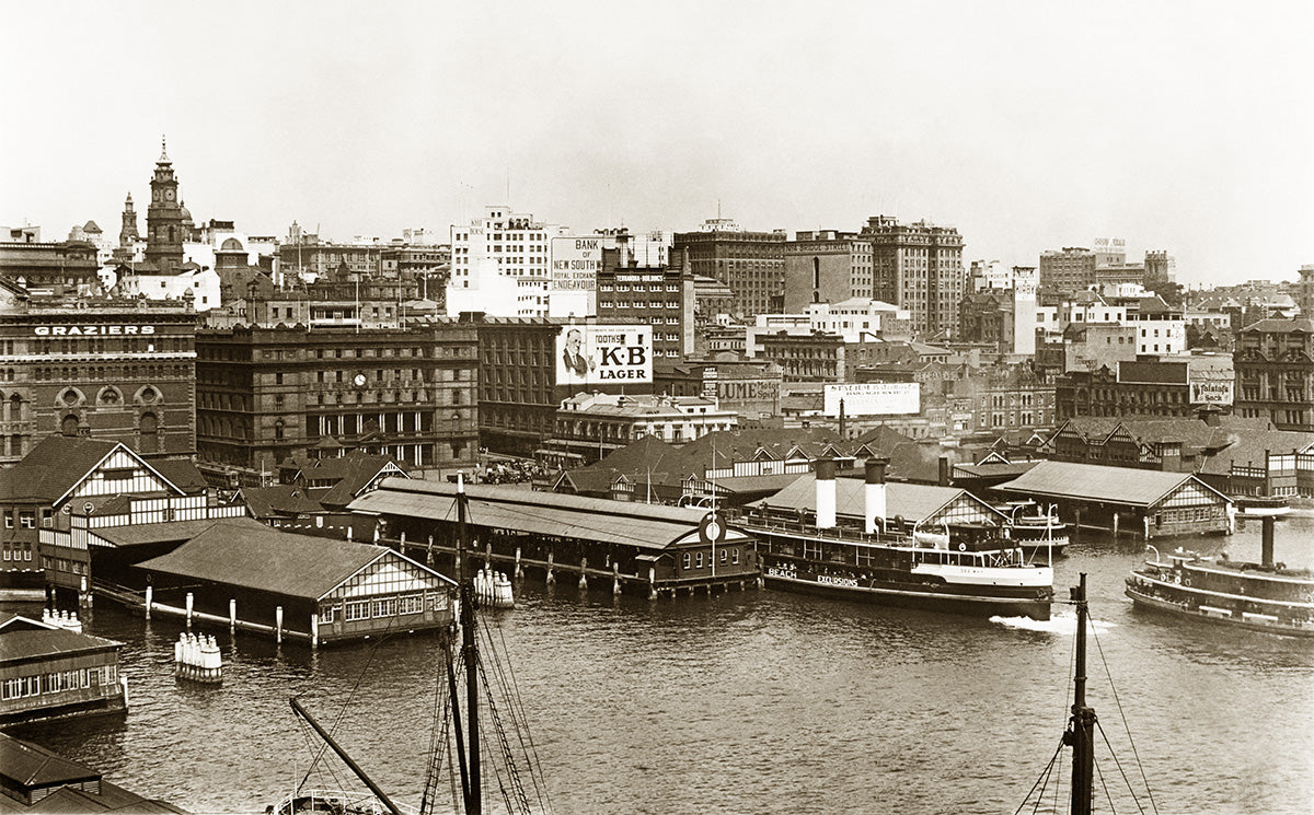 Circular Quay, Sydney NSW Australia 1930s