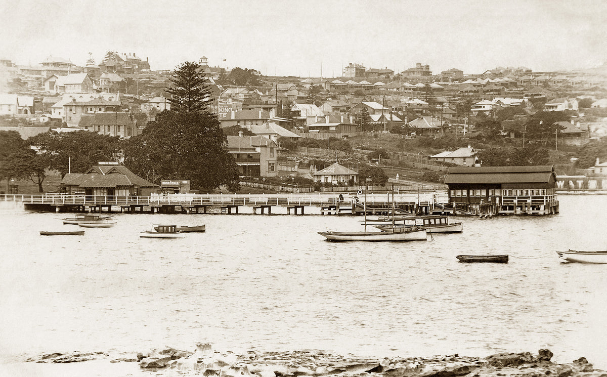 The Ferry Wharf, Watsons Bay NSW Australia c.1900