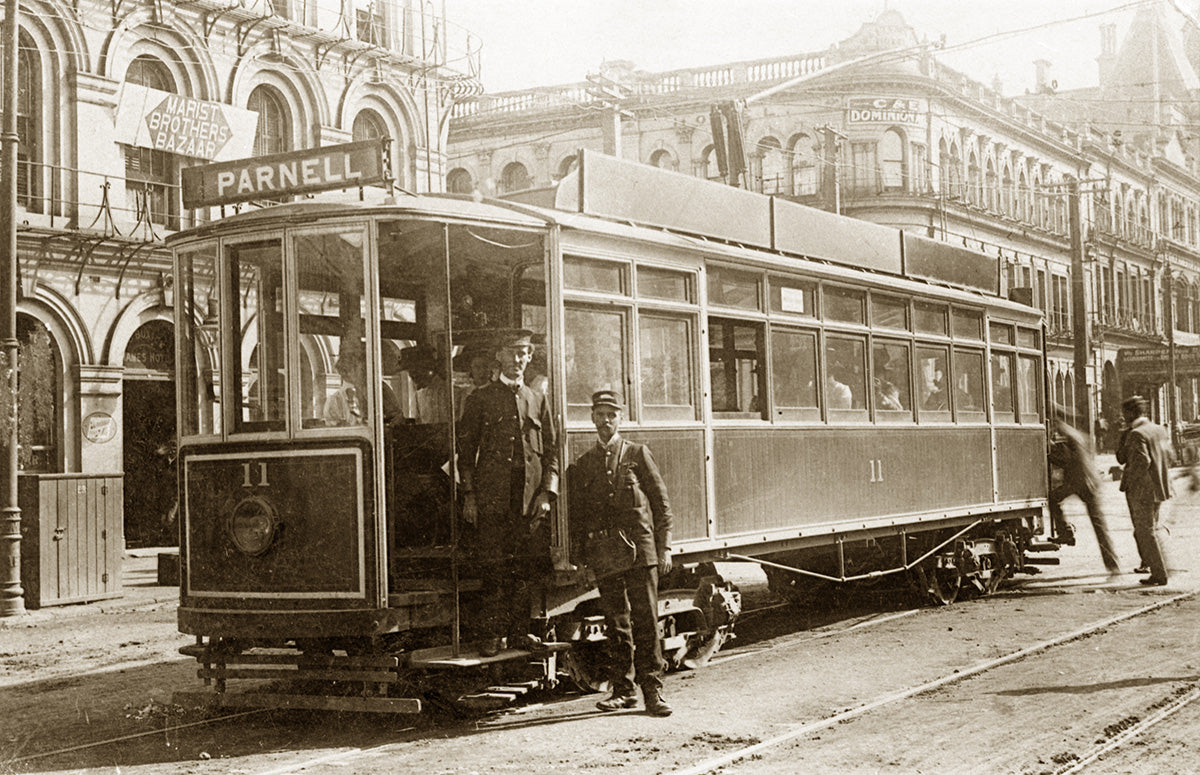 Tram To Parnell, Auckland - New Zealand 1910